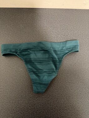 Seamless Teal Green Thong Panty